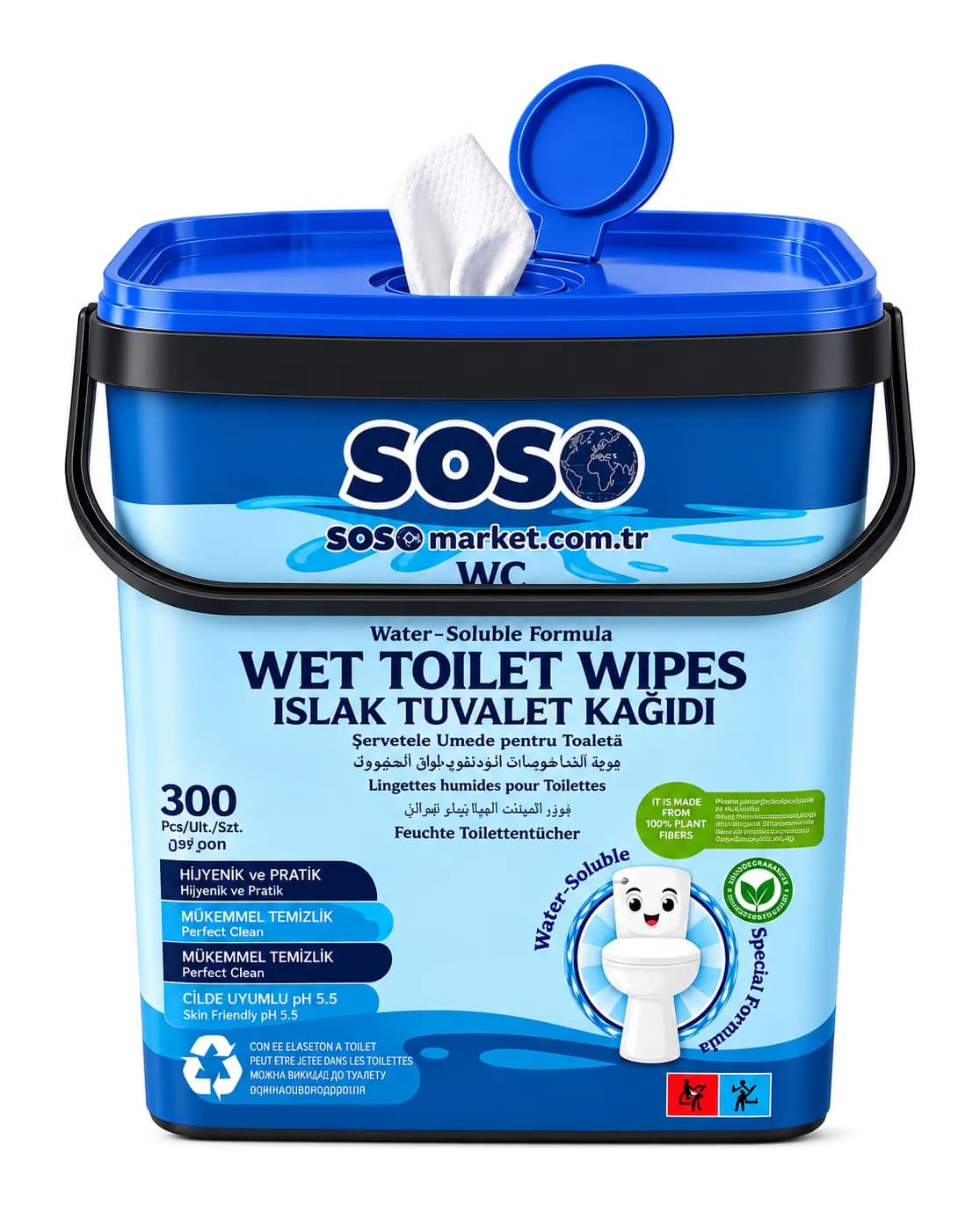 Nawilżany papier toaletowy