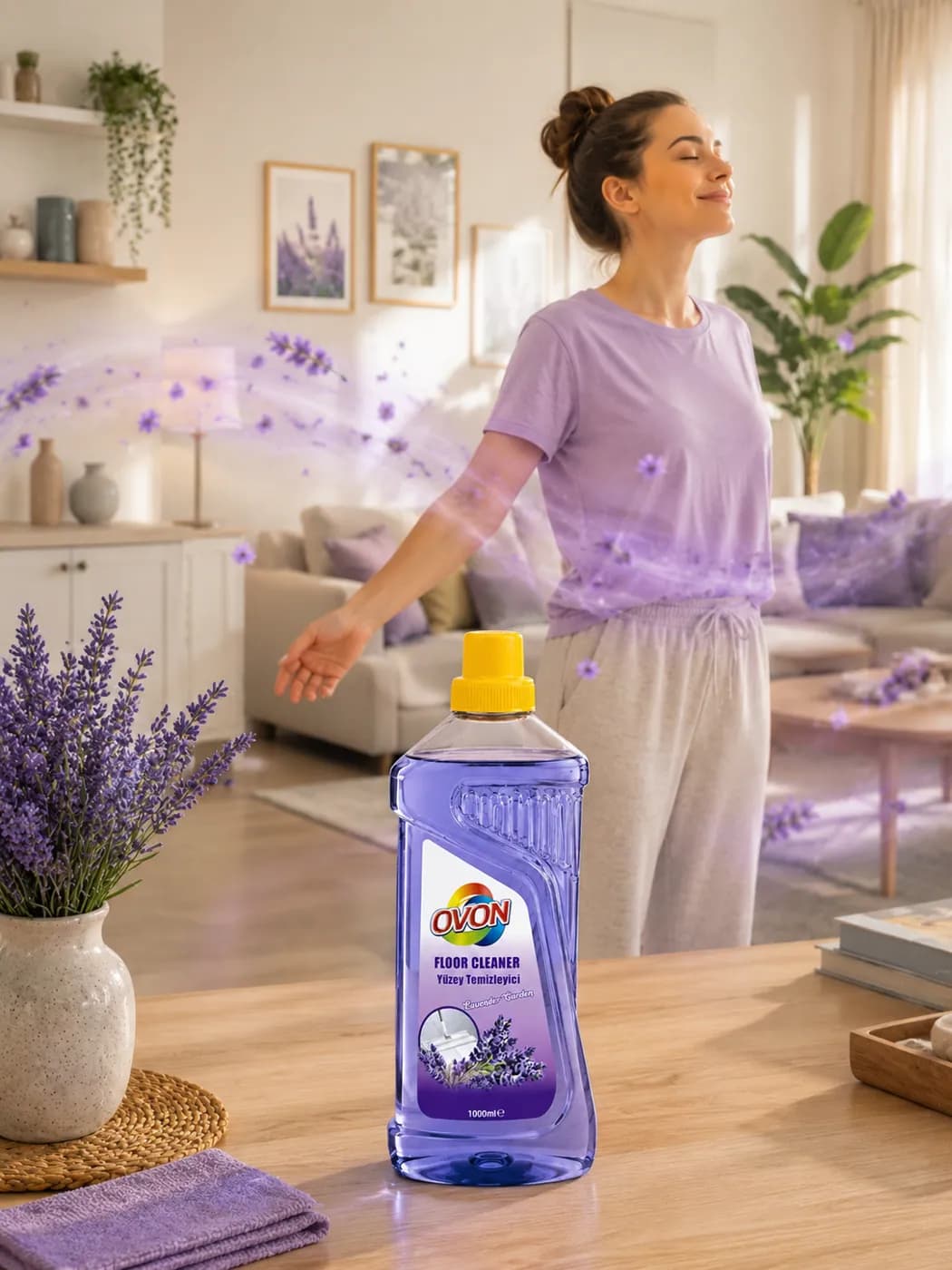 Zapachowy płyn do mycia podłóg, Lawenda